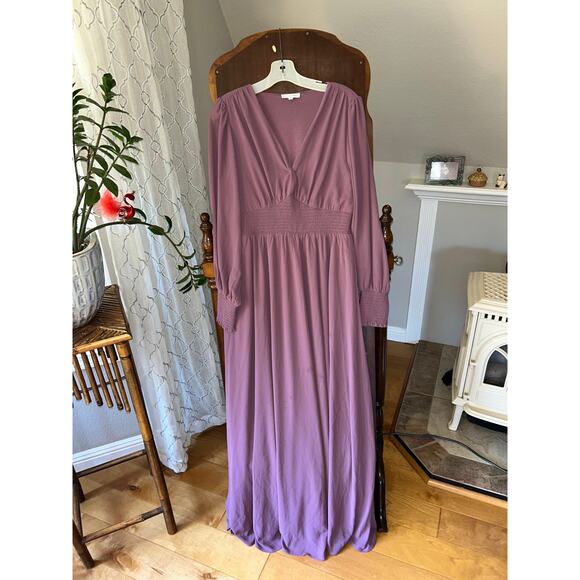 Baltic Born Dresses & Skirts - Baltic Born Olivia Maxi dress in vintage plum women’s size Large